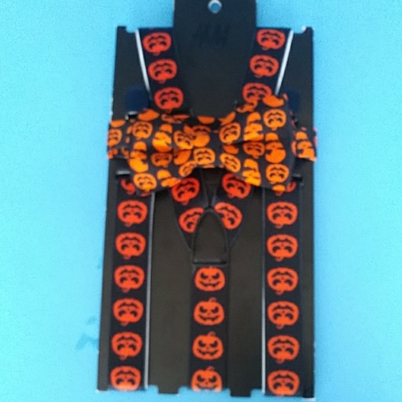 BRAND NEW H& M BOWTIE & SUSPENDER SET - Picture 2 of 8